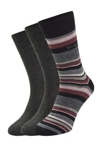 bugatti - Socken "Fancy", 3er-Pack, für Herren - 545 NAVY