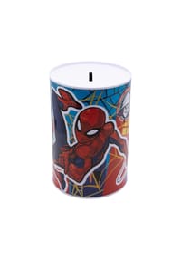 MARVEL - Spiderman Spardose bedruckt aus Metall 15 × 10 × 10 cm - Mehrfarbig 15 × 10 × 10 cm