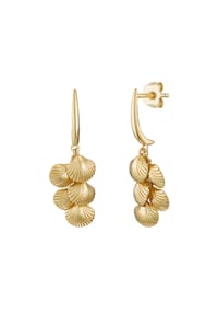 NOELANI - Damen Ohrhänger "Shell", 925er Silber - GOLD
