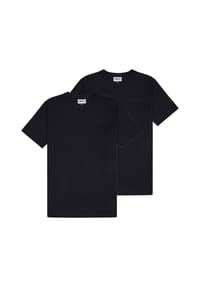 ellesse - Herren T-Shirt 2er Pack - ACCIANO, Kurzarm, Rundhals, Logo, Baumwolle, einfarbig - Dunkelblau