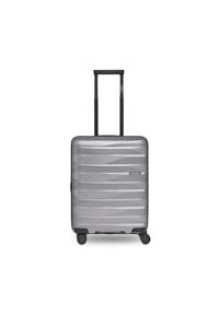 bergpfeil® Travel - Travel 4-Rollen Kabinentrolley S 55 cm mit Dehnfalte - arctic silver metallic