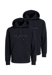 JACK & JONES - Sweatshirt / Hoodie 2er Pack Star - Dunkelblau