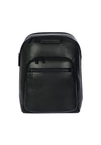 PORSCHE DESIGN - Roadster Business-Rucksack Leder 37 cm Laptopfach - black