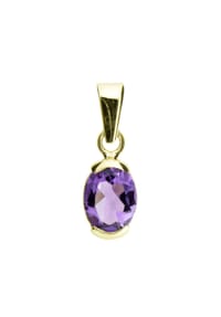 OSTSEE-SCHMUCK® - Anhänger , Sophia 8x6 mm , Gold 333/000 - gold