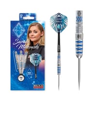 BULL'S® - Steeldarts Sarah Milkowski Dartpfeile Darts-Set Profi - saphir blau