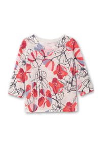 sheego - Pullover - champagner-gemustert