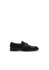 ONE ELEMENT - Schwarze Slipper mit Schmuckverzierung - Schwarz