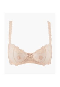 Aubade - TM Softessence Balconette-BH, Stickerei, Spitze, für Damen - NOIR