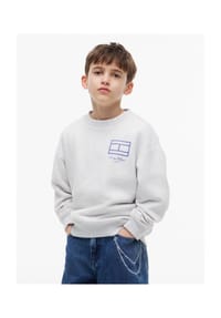 TOMMY HILFIGER - Sweatshirt, Baumwolle, für Kinder - P09  GREY