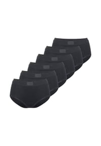 sloggi - Maxi Slip 6er Pack Double Comfort T - Schwarz