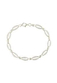 Adelia's Sparkle Collection - Armband aus 333 Gold mit Zirkonia 19 cm - gold