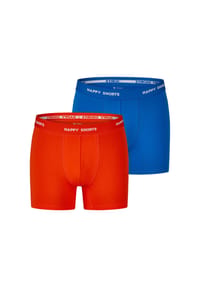 HAPPY SHORTS - Trunk Neon - neon blue/orange