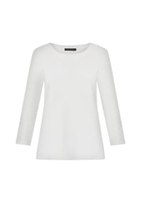 BETTY BARCLAY - Basic Shirt mit Rundhalsausschnitt - Dark Aubergine