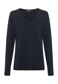 GALERIA essentials - Pullover Peja, V-Ausschnitt, für Damen - BLACK