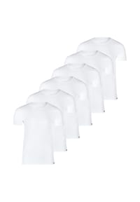 SKINY® - Unterhemd / Shirt Kurzarm 6er Pack Unterhemd / Shirt Kurzarm - Schwarz