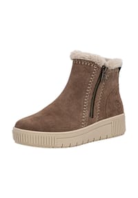 remonte® - Leder Stiefelette - Nuss