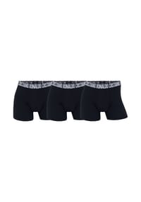 CR7 - Herren Boxer Shorts, 3er Pack - Trunks, Organic Cotton Stretch - Schwarz