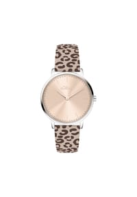 s.Oliver - Armbanduhr Modern Basics - beige
