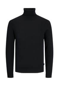 JACK & JONES - Rollkragenpullover EMIL Pullover - Schwarz