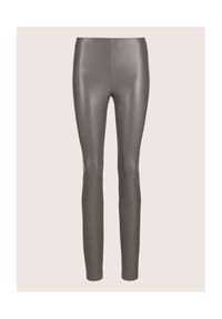 MADELEINE - Glanzvolle Stretch-Leggings in Leder-Optik - graphit