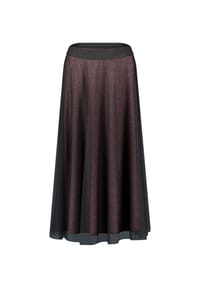 zero - Tüllrock mit elastischem Bund - Black/Brown