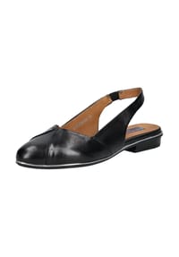 EVERYBODY - Leder Ballerinas - Dunkel Grau