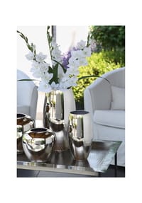 Fink Living Vase AFRICA - AFRICA - silberfarben