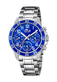 LOTUS - JUNIOR KOLLEKTION Kinder Chronograph "18580" - SILBER/BLAU