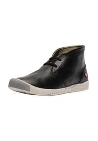 softinos® - Leder Sneaker - Schwarz