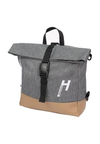 Haberland - Rucksack-Lenkertasche  "Keep Rollin" - grau