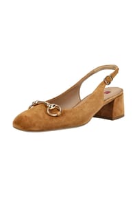 hōgl - Slingpumps Emma, Veloursleder, für Damen - CAMEL (2200)