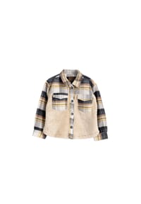 Solang - Shirt mit Karo-Muster - Beige