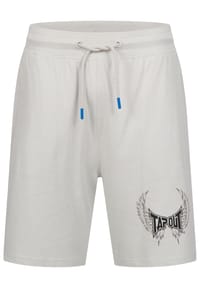 TAPOUT® - Herren Shorts normale Passform TILLUSION SHORTS - Light Grey/Black/Blue