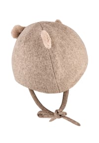 Sterntaler® - Strickmütze, Bindebänder, für Babys und Kleinkinder - 995 BRAUN MELANGE