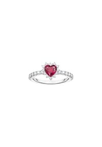 Thomas Sabo - Herz-Ring Romance - silberfarben, bunt