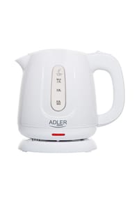 COFI - Adler AD 1373 Wasserkocher 1 L 850 W mit Sediemtfilter - Weiß - Weiß 20,5 × 18,5 × 15,5 cm