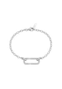 GIORGIO MARTELLO MILANO - Armband mit Zirkonia, Silber 925 - gold