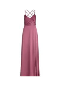 Vera Mont - Abendkleid mit V-Ausschnitt - Deep Dahlia