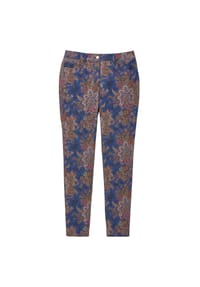 MADELEINE - Schlanke Jeans mit Paisley-Print - lilablau / multicolor