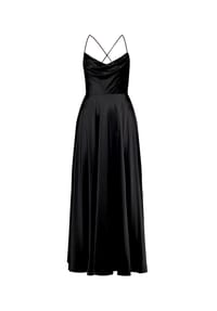 Vera Mont - Abendkleid mit Wasserfallausschnitt - 4715 DEEP DAHLIA