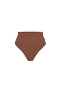 SMILODOX - Mid Waist String Nysa - Braun