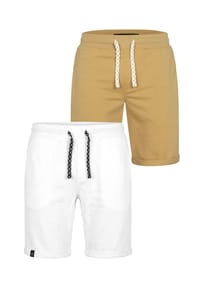 INDICODE - Shorts Sweat 2-Pack Eddy - Beetle/Black