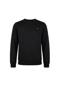 U.S. POLO ASSN. - Herren Sweatshirt - Fleece Brushed, Rundhals, Logo, Baumwoll-Mix - Beige