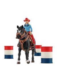 schleich® - Farm World - Barrel Racing mit Cowgirl 42576 - 