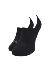 Calvin Klein - Füßlinge, 2er-Pack, für Damen - 001  BLACK