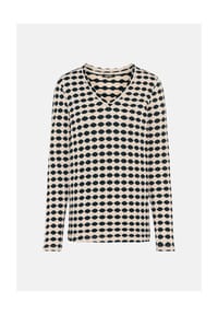 olsen - Shirt mit Allover-Print - Ink Blue