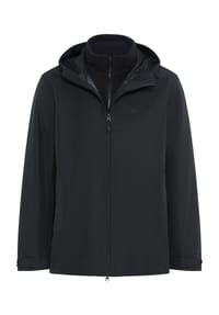 Jack Wolfskin - Doppeljacke Highland Hill, 3-in-1, Stehkragen, für Herren - BLACK