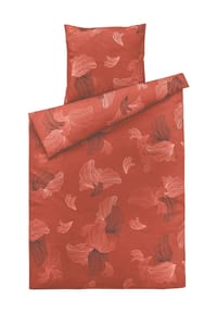 ESTELLA® Jersey-Bettwäsche "Nevio" - ATELIER - 370/TERRACOTTA