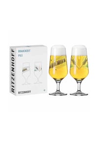 RITZENHOFF Bierglas‐Set #5 + #6 ,Andreas Preis 2022, Geschenkverpackung - Brauchzeit - MEHRFARBIG