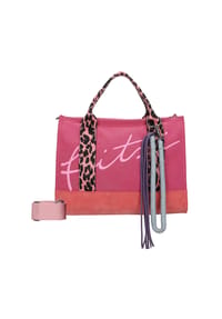 Fritzi aus Preußen Tote Bag Limited - Schultertasche Tote Bag Limited Summer Leo Pink Fruity mit abnehmbarer Kordel - Pink Fruity